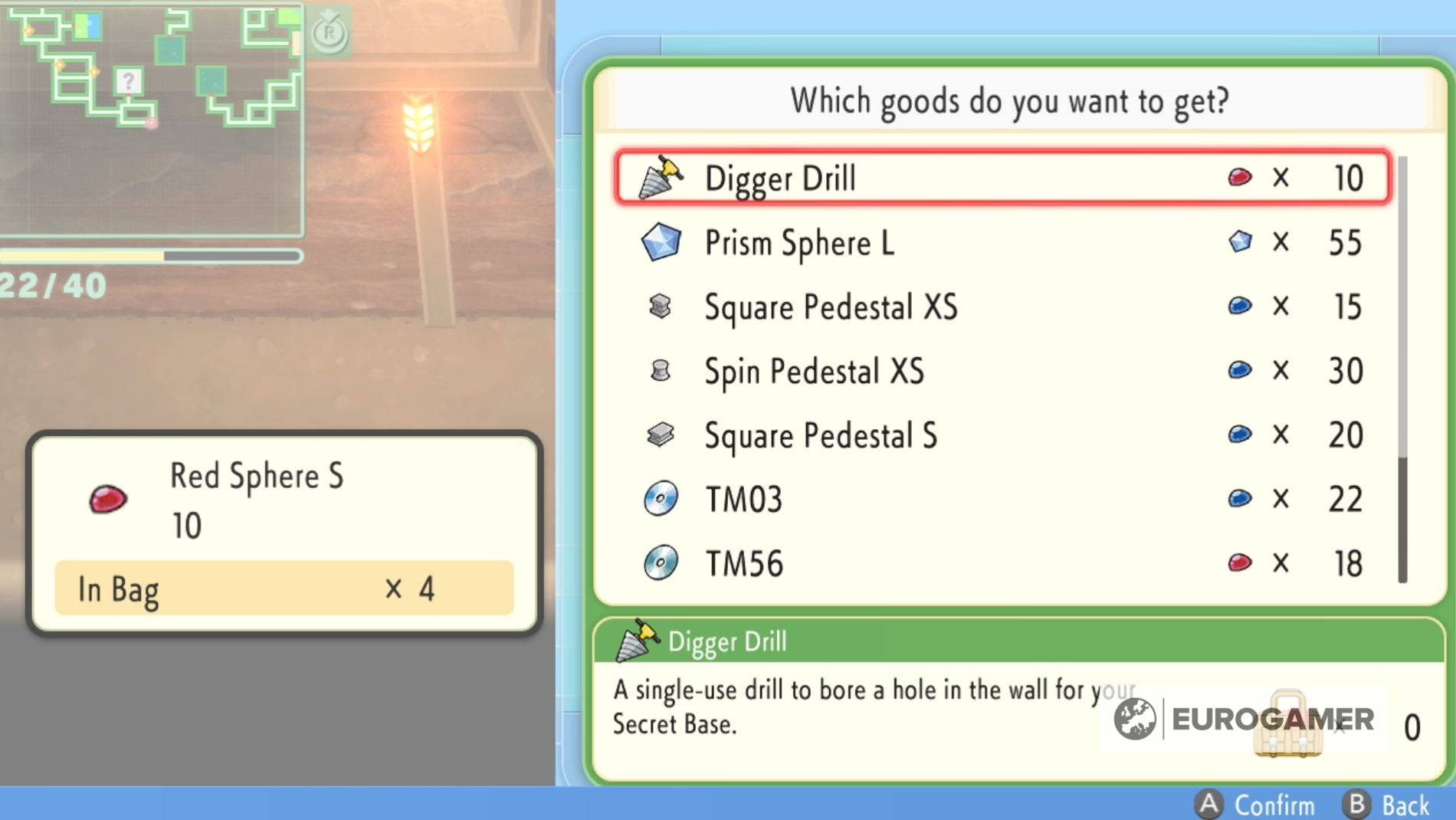 Grand Underground map, how to dig and Secret Base statues in Pokémon